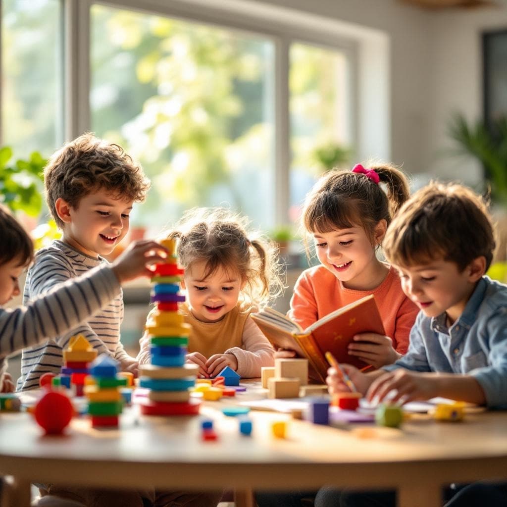 Children learning